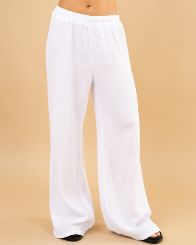 Pantalon gaze de coton