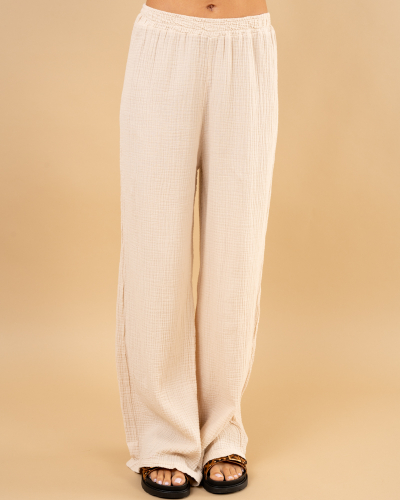 Pantalon gaze de coton