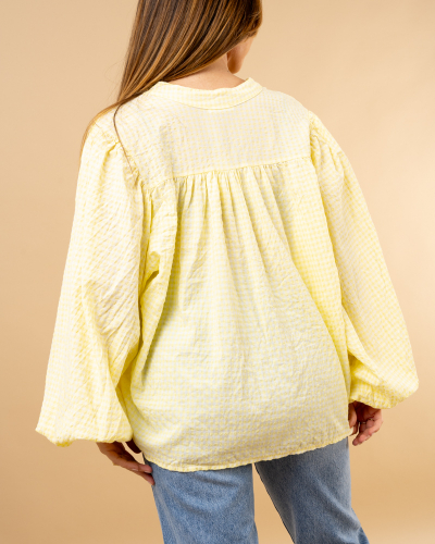 Blouse petits carreaux