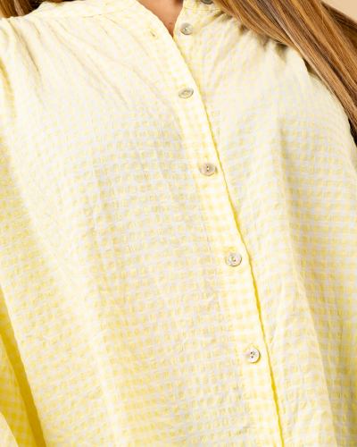 Blouse petits carreaux