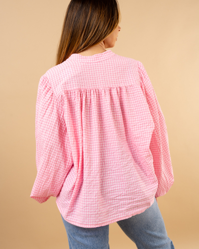 Blouse petits carreaux