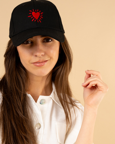 Casquette coeur
