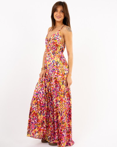Robe longue imprimée