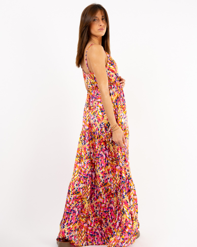 Robe longue imprimée