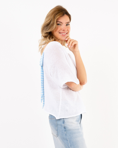 Top maille dos noeud