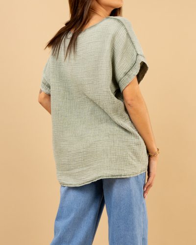 T-shirt étoiles délavé