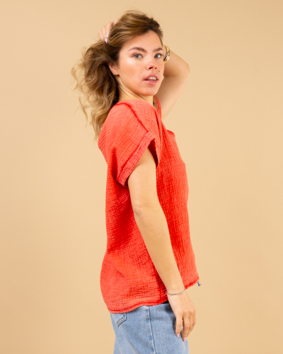 T-shirt étoiles délavé