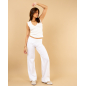 Pantalon taille revers
