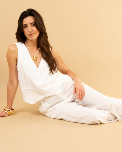 Pantalon lin