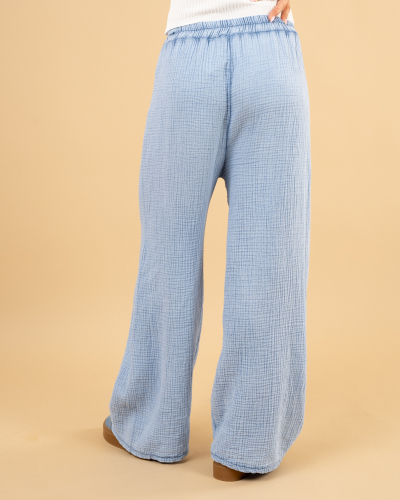 Pantalon large étoiles