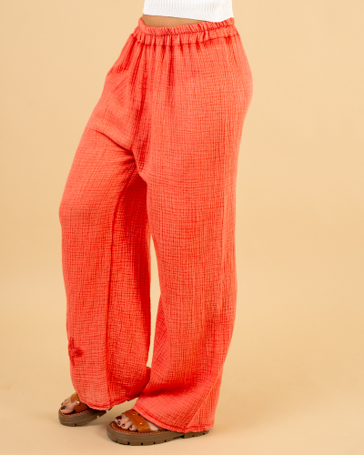 Pantalon large étoiles