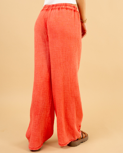 Pantalon large étoiles