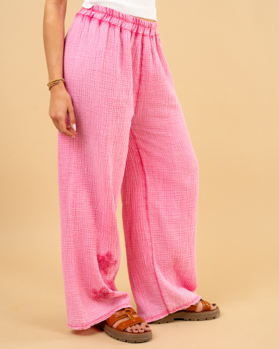 Pantalon large étoiles