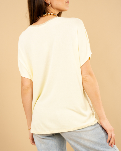 Top col lurex