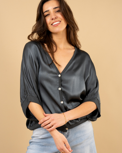 Gilet satiné