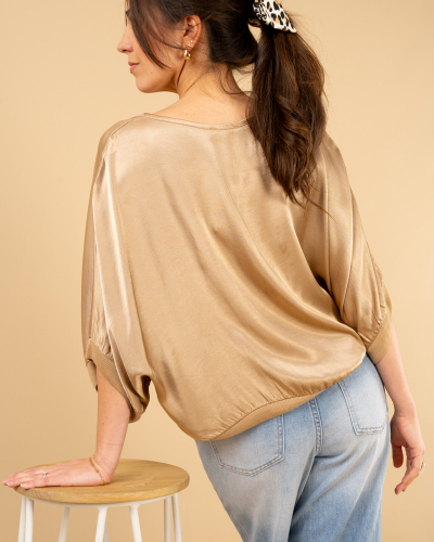 Gilet satiné
