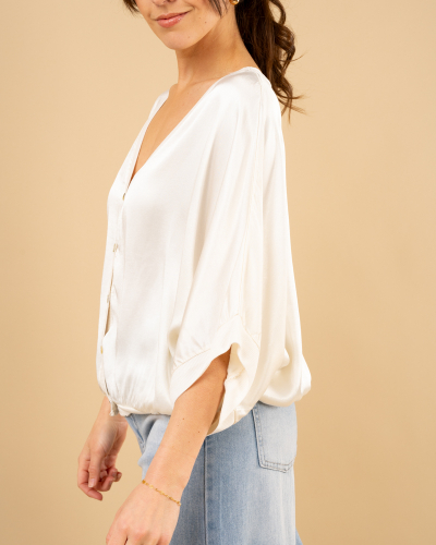 Gilet satiné