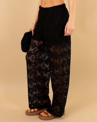 Pantalon dentelle