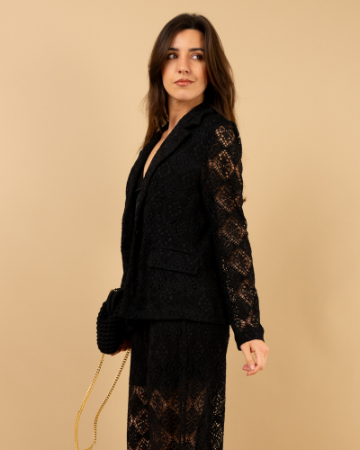 Blazer dentelle