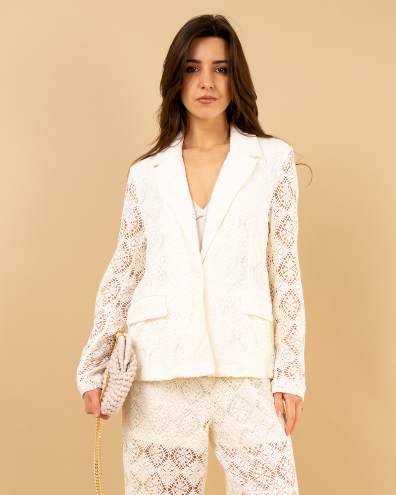 Blazer dentelle