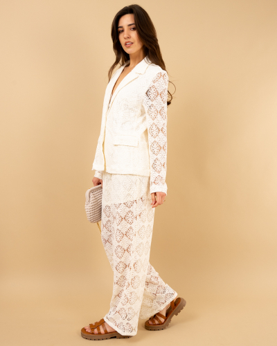 Blazer dentelle