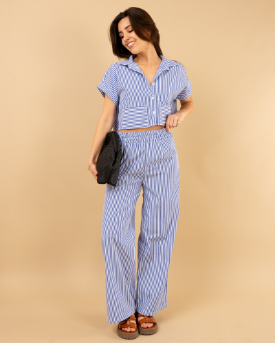 Pantalon rayé