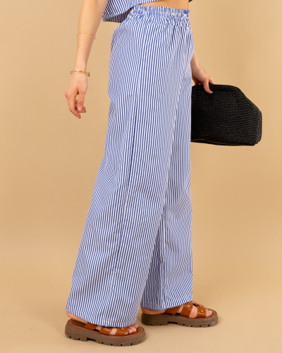 Pantalon rayé