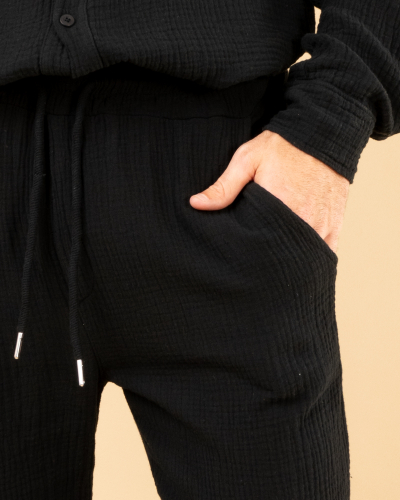Pantalon gaze de coton