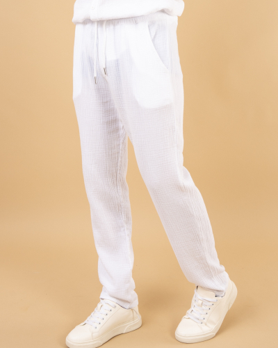 Pantalon gaze de coton