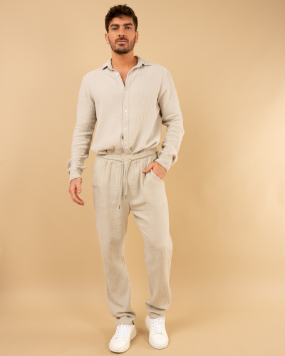 Pantalon gaze de coton