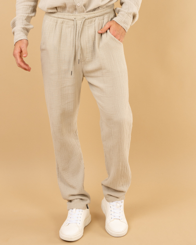 Pantalon gaze de coton