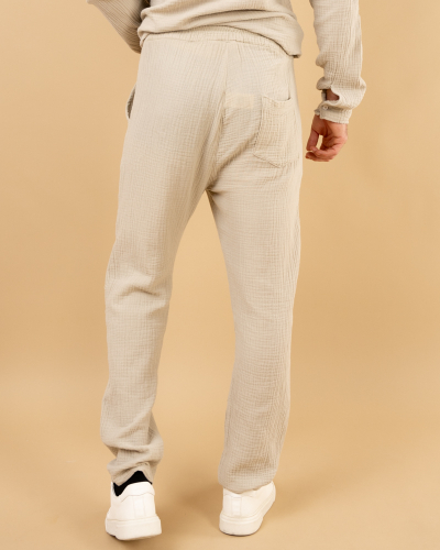 Pantalon gaze de coton