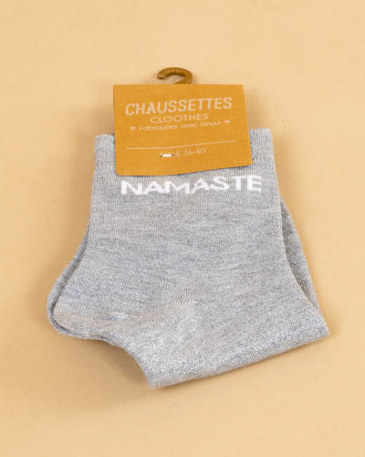 Chaussettes lurex message