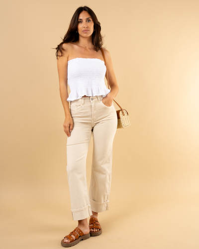 Bustier gaze de coton