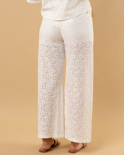 Pantalon dentelle