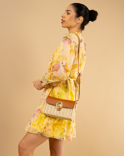 Robe voile volants