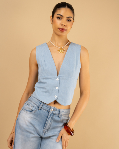 Gilet rayé
