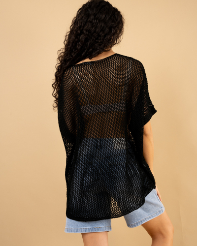 Top crochet oversize
