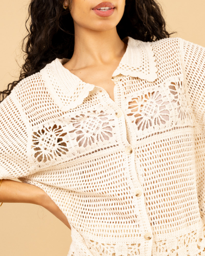 Chemise macramé