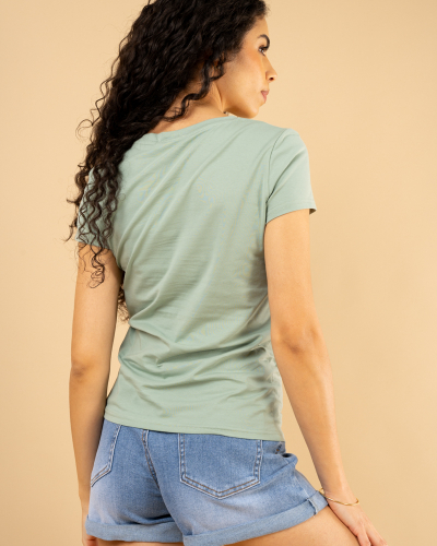 T-shirt col v