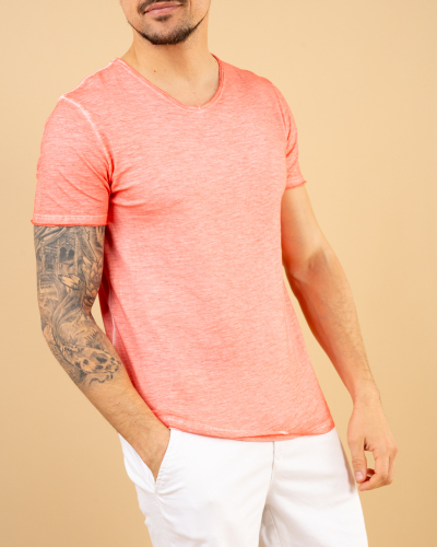 T-Shirt col v