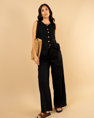 Pantalon lin