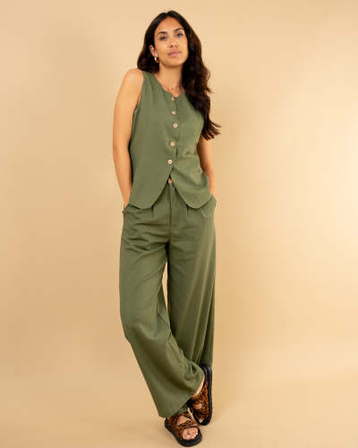 Pantalon lin
