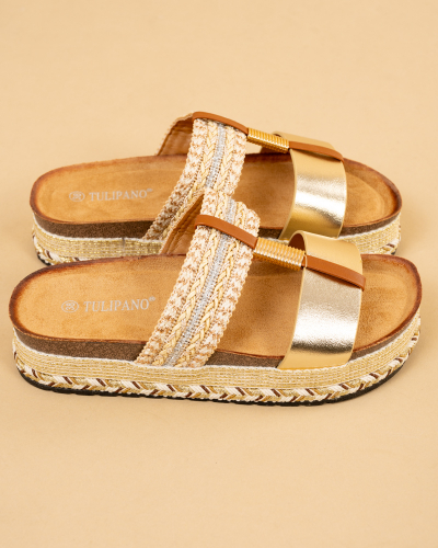 Mules bicolores