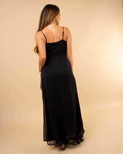 Robe longue voile