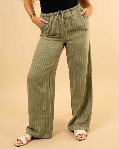 Pantalon rayé