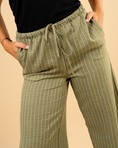 Pantalon rayé