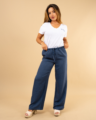 Pantalon rayé