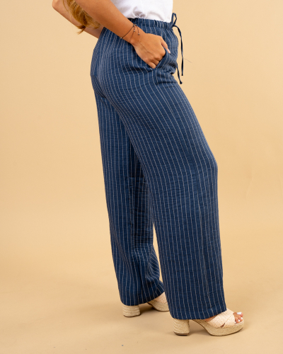 Pantalon rayé