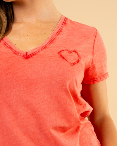 T-shirt coeur
